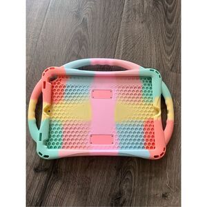 Kids Case for iPad 9th 8th 7th Generation,Shockproof Silicone Kids 2021/2020/201